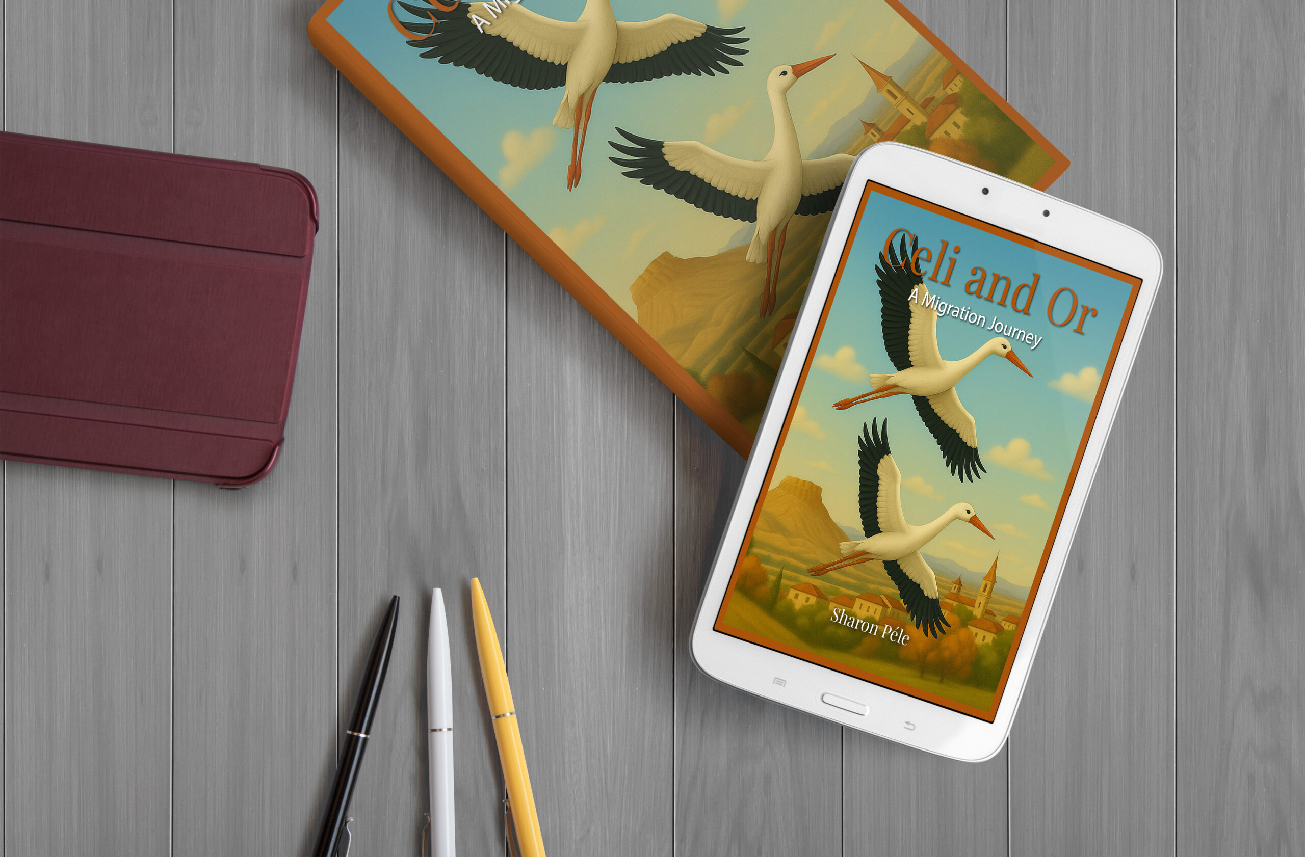 Celi and Or The First Flight of Their Chicks b 0027 2