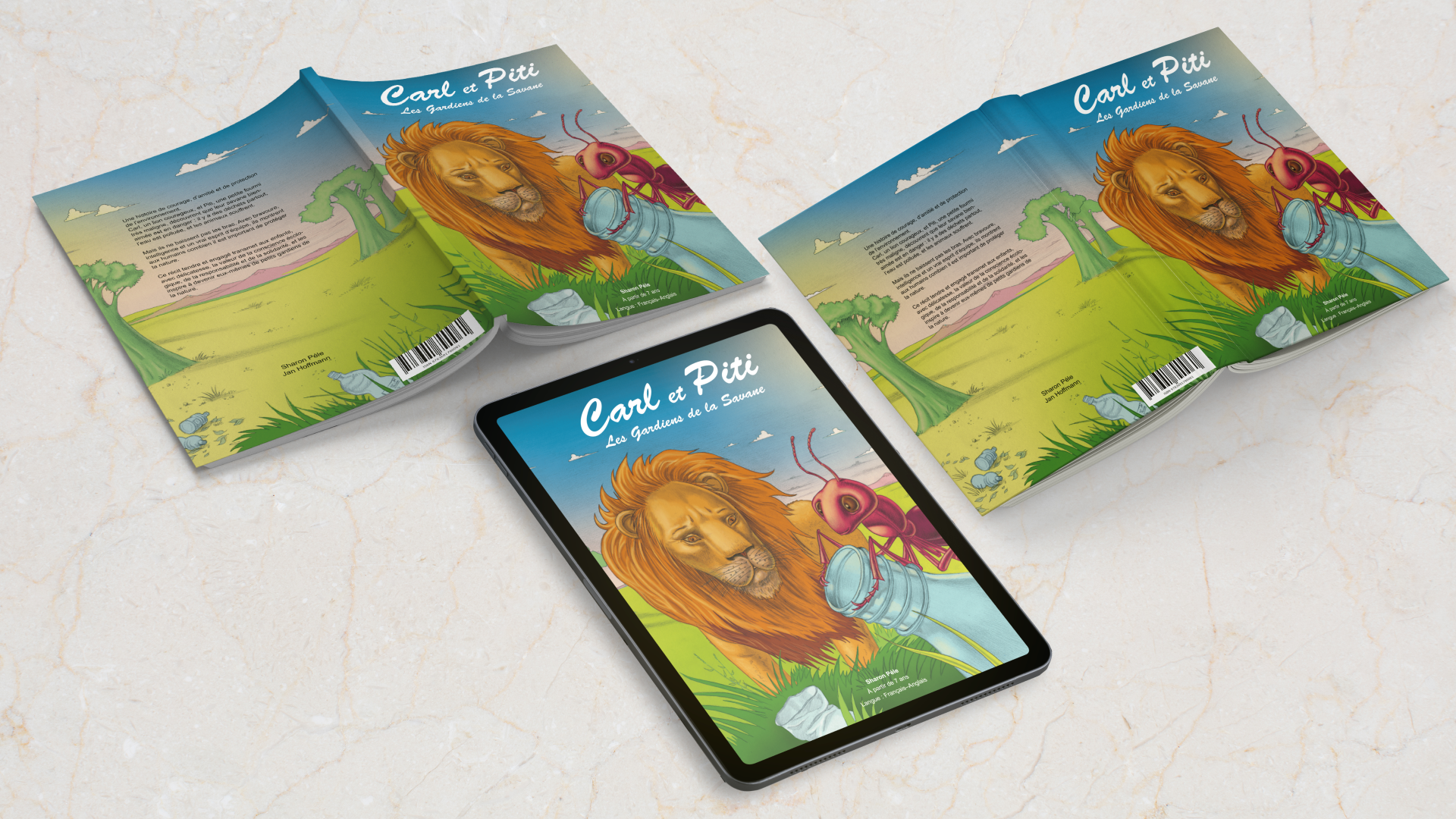 Carl et Piti carl and piti mockup fr