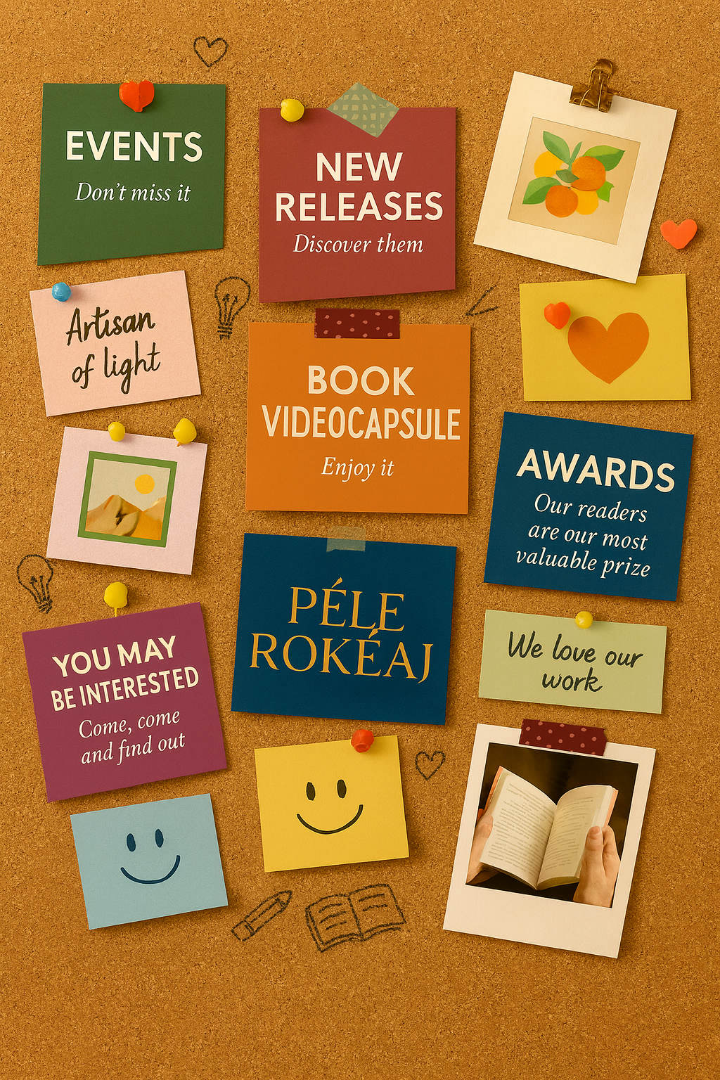 pizarra de corcho ingles perfecta